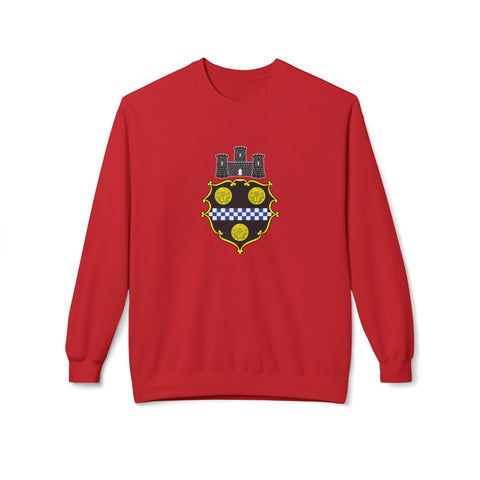 City of Pittsburgh Coat of Arms Sweatshirt - Midweight Softstyle Fleece Crewneck Sweatshirt - YinzerShop