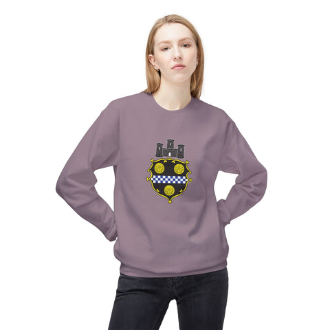 City of Pittsburgh Coat of Arms Sweatshirt - Midweight Softstyle Fleece Crewneck Sweatshirt - YinzerShop