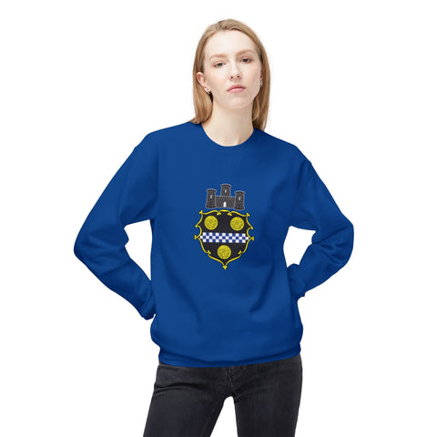 City of Pittsburgh Coat of Arms Sweatshirt - Midweight Softstyle Fleece Crewneck Sweatshirt - YinzerShop