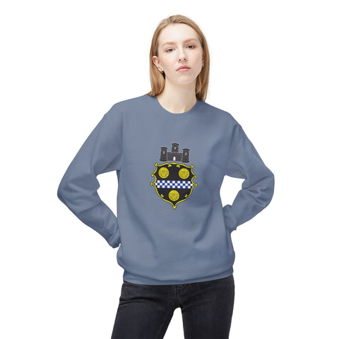 City of Pittsburgh Coat of Arms Sweatshirt - Midweight Softstyle Fleece Crewneck Sweatshirt - YinzerShop