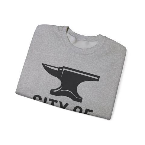 City of Steel - Heavy Blend™ Crewneck Sweatshirt Sweatshirt - YinzerShop