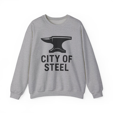 City of Steel - Heavy Blend™ Crewneck Sweatshirt Sweatshirt - YinzerShop