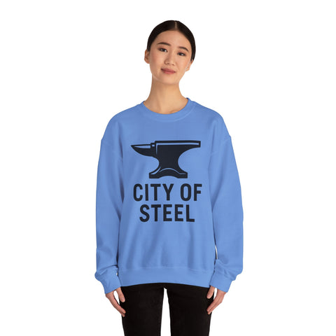City of Steel - Heavy Blend™ Crewneck Sweatshirt Sweatshirt - YinzerShop
