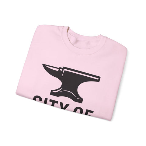 City of Steel - Heavy Blend™ Crewneck Sweatshirt Sweatshirt - YinzerShop
