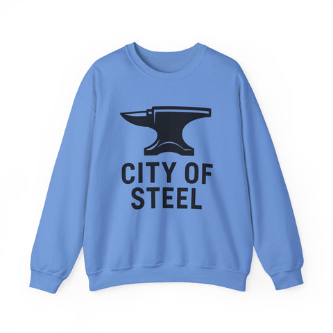 City of Steel - Heavy Blend™ Crewneck Sweatshirt Sweatshirt - YinzerShop