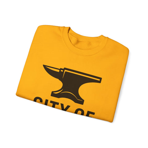 City of Steel - Heavy Blend™ Crewneck Sweatshirt Sweatshirt - YinzerShop