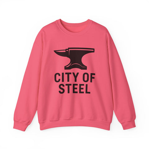 City of Steel - Heavy Blend™ Crewneck Sweatshirt Sweatshirt - YinzerShop