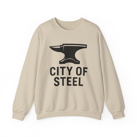 City of Steel - Heavy Blend™ Crewneck Sweatshirt Sweatshirt - YinzerShop