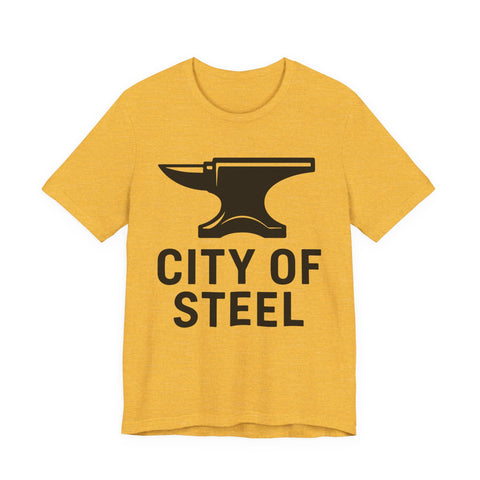 City of Steel - Unisex Jersey Short Sleeve Tee T-Shirt - YinzerShop