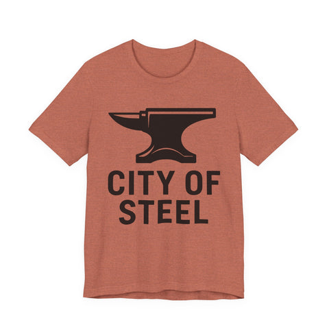 City of Steel - Unisex Jersey Short Sleeve Tee T-Shirt - YinzerShop