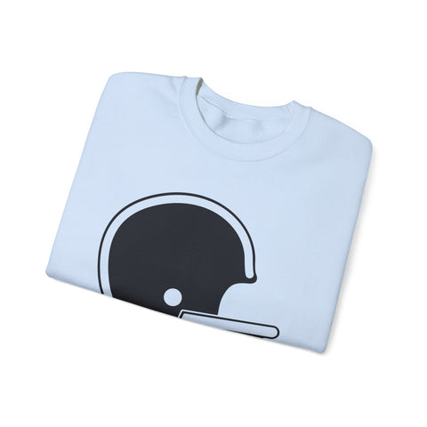 Classic Retro Football Helmet - Heavy Blend™ Crewneck Sweatshirt Sweatshirt - YinzerShop