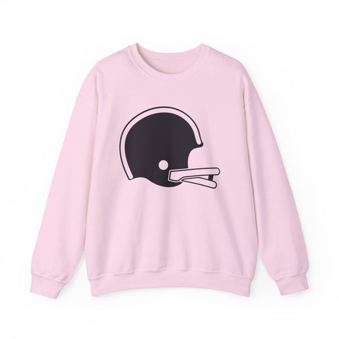 Classic Retro Football Helmet - Heavy Blend™ Crewneck Sweatshirt Sweatshirt - YinzerShop