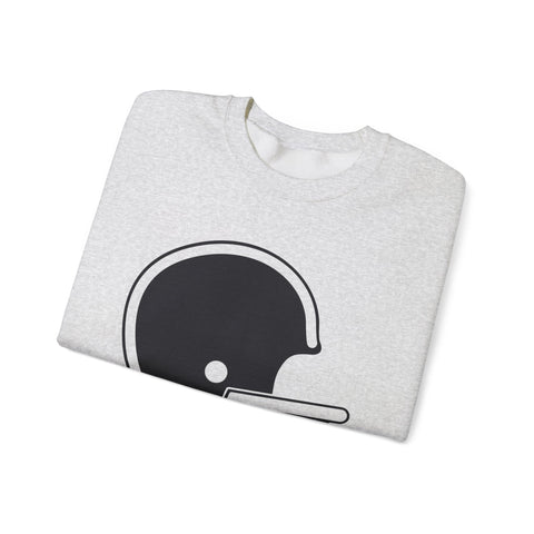 Classic Retro Football Helmet - Heavy Blend™ Crewneck Sweatshirt Sweatshirt - YinzerShop