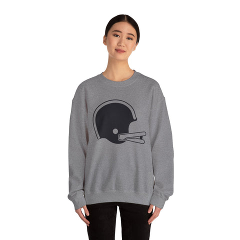 Classic Retro Football Helmet - Heavy Blend™ Crewneck Sweatshirt Sweatshirt - YinzerShop