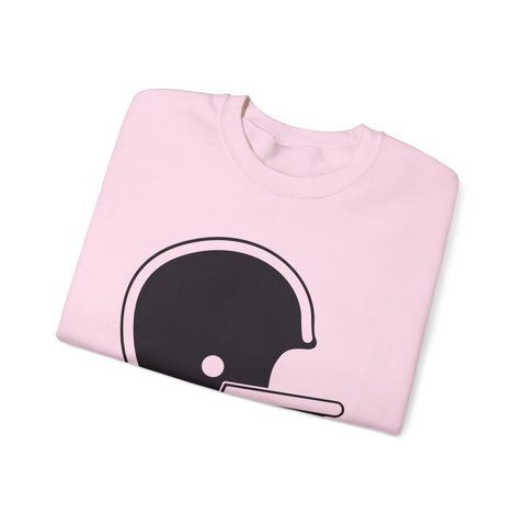 Classic Retro Football Helmet - Heavy Blend™ Crewneck Sweatshirt Sweatshirt - YinzerShop