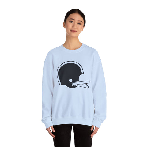 Classic Retro Football Helmet - Heavy Blend™ Crewneck Sweatshirt Sweatshirt - YinzerShop