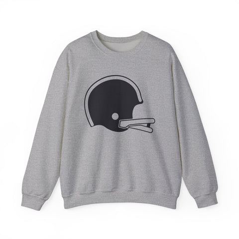 Classic Retro Football Helmet - Heavy Blend™ Crewneck Sweatshirt Sweatshirt - YinzerShop