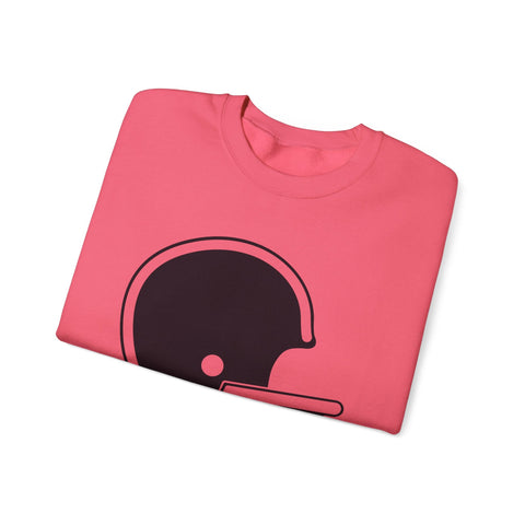 Classic Retro Football Helmet - Heavy Blend™ Crewneck Sweatshirt Sweatshirt - YinzerShop
