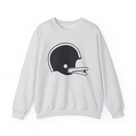 Classic Retro Football Helmet - Heavy Blend™ Crewneck Sweatshirt Sweatshirt - YinzerShop