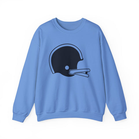 Classic Retro Football Helmet - Heavy Blend™ Crewneck Sweatshirt Sweatshirt - YinzerShop