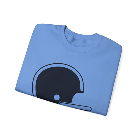 Classic Retro Football Helmet - Heavy Blend™ Crewneck Sweatshirt Sweatshirt - YinzerShop