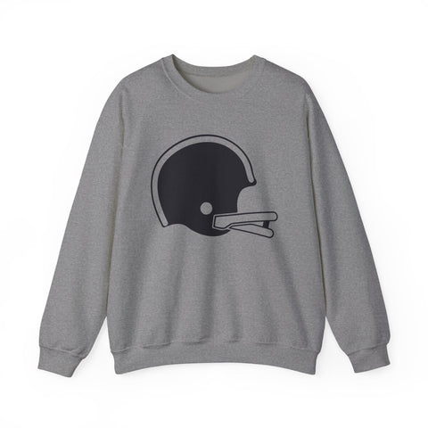 Classic Retro Football Helmet - Heavy Blend™ Crewneck Sweatshirt Sweatshirt - YinzerShop