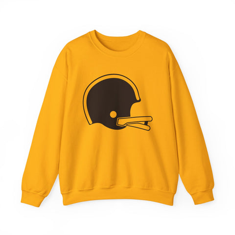 Classic Retro Football Helmet - Heavy Blend™ Crewneck Sweatshirt Sweatshirt - YinzerShop