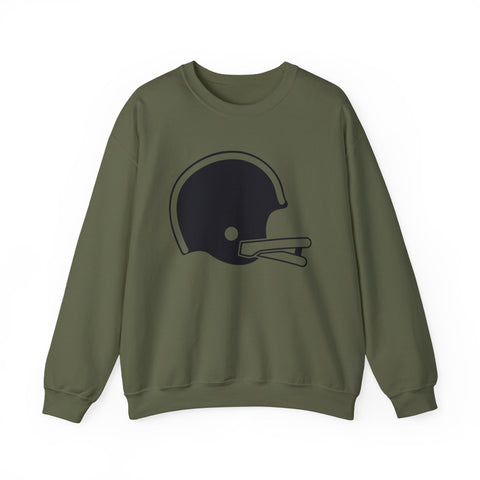 Classic Retro Football Helmet - Heavy Blend™ Crewneck Sweatshirt Sweatshirt - YinzerShop