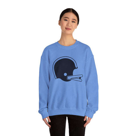 Classic Retro Football Helmet - Heavy Blend™ Crewneck Sweatshirt Sweatshirt - YinzerShop