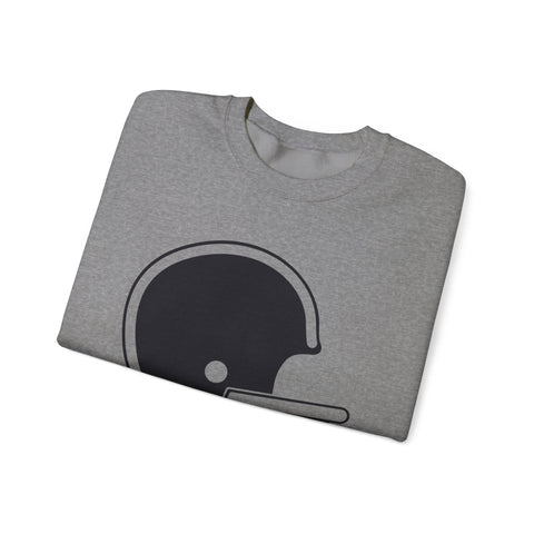 Classic Retro Football Helmet - Heavy Blend™ Crewneck Sweatshirt Sweatshirt - YinzerShop