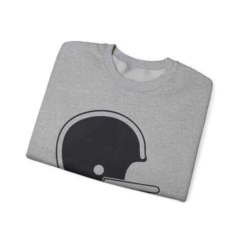 Classic Retro Football Helmet - Heavy Blend™ Crewneck Sweatshirt Sweatshirt - YinzerShop