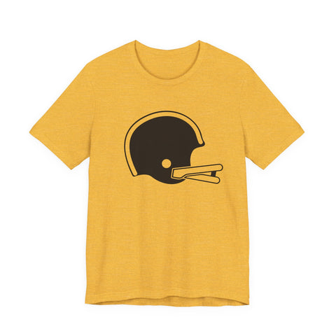 Classic Retro Football Helmet - Unisex Jersey Short Sleeve Tee T-Shirt - YinzerShop