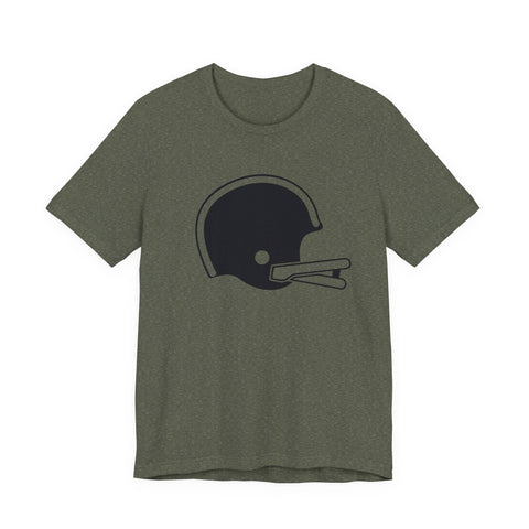 Classic Retro Football Helmet - Unisex Jersey Short Sleeve Tee T-Shirt - YinzerShop