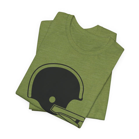 Classic Retro Football Helmet - Unisex Jersey Short Sleeve Tee T-Shirt - YinzerShop