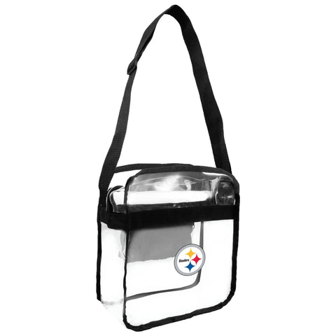 Clear Carryall Crossbody – Pittsburgh Steelers Stadium Approved Bag With Adjustable Strap Purse - YinzerShop