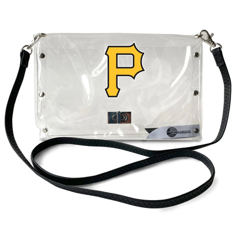 Clear Envelope Purse - Pittsburgh Pirates Stadium Approved Purse With Team Logo Purse - YinzerShop