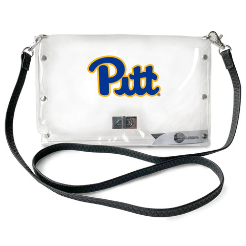 Clear Envelope Purse – University of Pittsburgh Stadium Approved Purse With Team Logo Purse - YinzerShop