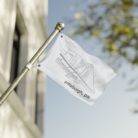Clemente Bridge - Double Sided Flag Home Decor - YinzerShop