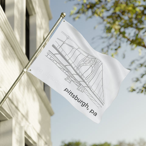 Clemente Bridge - Double Sided Flag Home Decor - YinzerShop