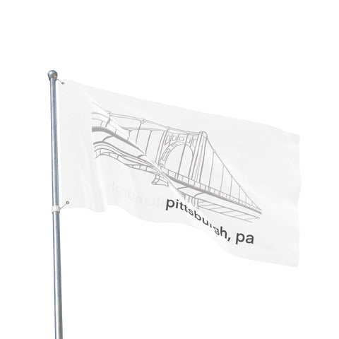 Clemente Bridge - Double Sided Flag Home Decor - YinzerShop