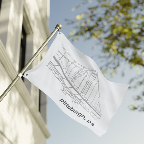 Clemente Bridge - Double Sided Flag Home Decor - YinzerShop