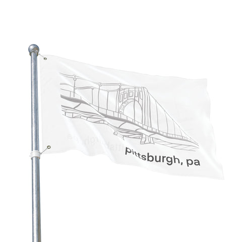 Clemente Bridge - Double Sided Flag Home Decor - YinzerShop