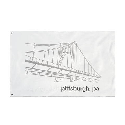 Clemente Bridge - Double Sided Flag Home Decor - YinzerShop