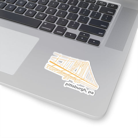 Clemente Bridge Kiss-Cut Stickers Paper Products - YinzerShop