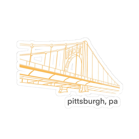 Clemente Bridge Kiss-Cut Stickers Paper Products - YinzerShop