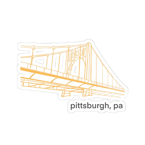 Clemente Bridge Kiss-Cut Stickers Paper Products - YinzerShop