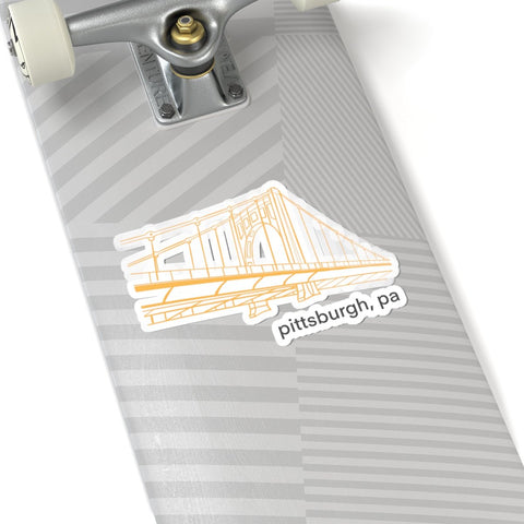 Clemente Bridge Kiss-Cut Stickers Paper Products - YinzerShop