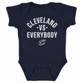 Cleveland Cavaliers Bodysuit - Baby One-Piece Cotton Midweight NBA Fanwear Baby Onesie - YinzerShop