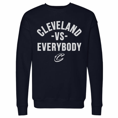 Cleveland Cavaliers Sweatshirt - Long Sleeve Crewneck Midweight Cotton Blend Men's Crewneck Sweatshirt - YinzerShop