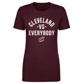 Cleveland Cavaliers T-Shirt – Slim Fit Cotton Crewneck Tee With Team Logo Women's T-Shirt - YinzerShop